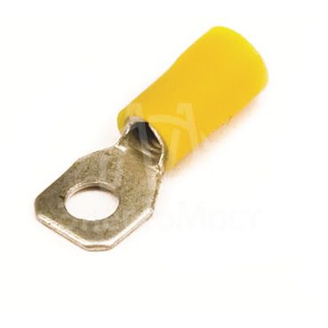 Наконечник кольцевой изолированный 2.5-6кв.мм отв. d8.2мм желт. (уп.50шт) DKC 2C8P