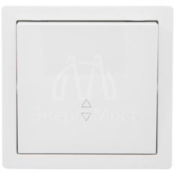 Выключатель 1-клав. проходной LETO бел. LEZARD 752-0200-105