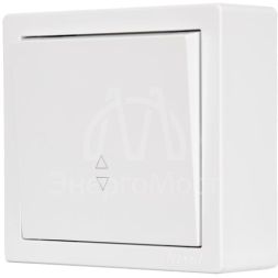 Выключатель 1-клав. проходной LETO бел. LEZARD 752-0200-105