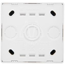 Выключатель 1-клав. проходной LETO бел. LEZARD 752-0200-105