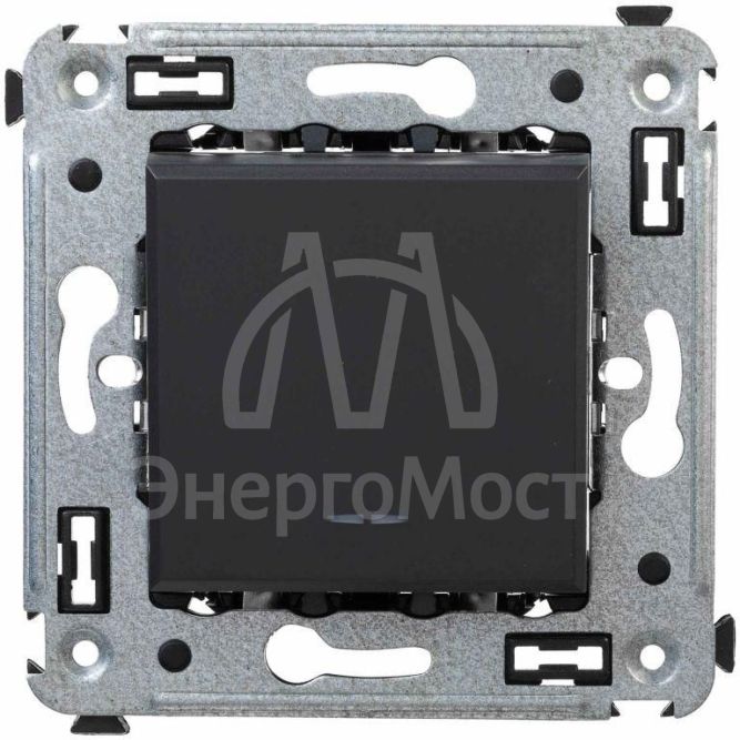 Инвертор 1-кл. СП Avanti &amp;quot;Черный матовый&amp;quot; DKC 4412123