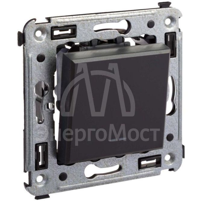 Инвертор 1-кл. СП Avanti &amp;quot;Черный матовый&amp;quot; DKC 4412123