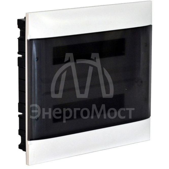 Щиток пластиковый встраиваемый Practibox S (в полые стены) 2х12 дым. дверь Leg 135572