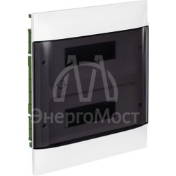 Щиток пластиковый встраиваемый Practibox S (в полые стены) 2х12 дым. дверь Leg 135572