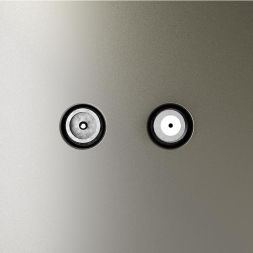 Розетка телевизионная оконечная TV + SAT 2-м СП S70 механизм шелк Voltum VLS060404