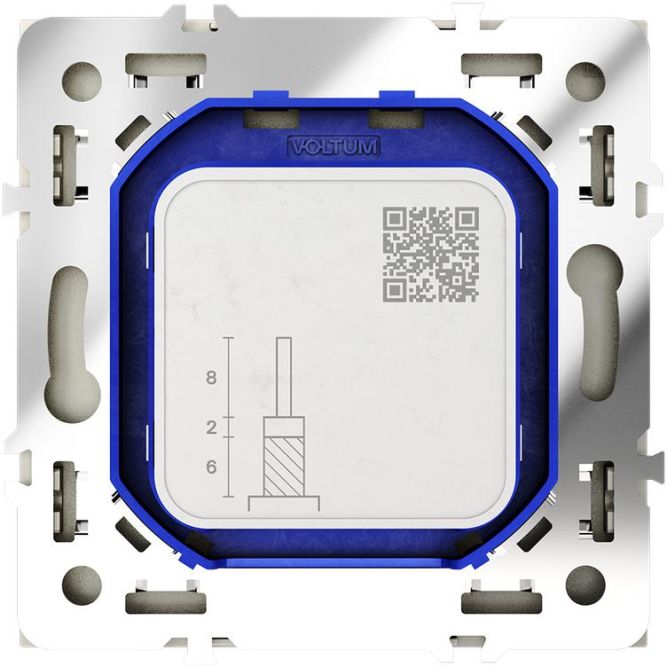 Розетка телевизионная оконечная TV + SAT 2-м СП S70 механизм шелк Voltum VLS060404