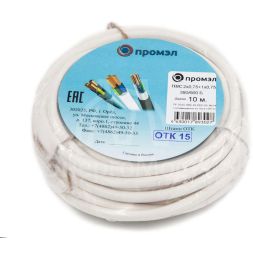 Провод ПВС 3х0.75 Б (бухта 10м) (шт) Промэл 13321570