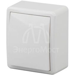 Выключатель 1-кл. ОП Эра Эксперт 10А IP20 11-1201-01 250В 10AX бел. Эра Б0020653