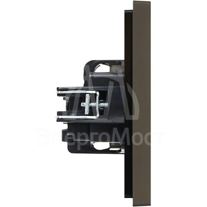 Розетка СП FORTE&amp;amp;PIANO FP315 16А с заземл. защ. шторки винт. крепл. сер. IEK FP-R14-16-K03