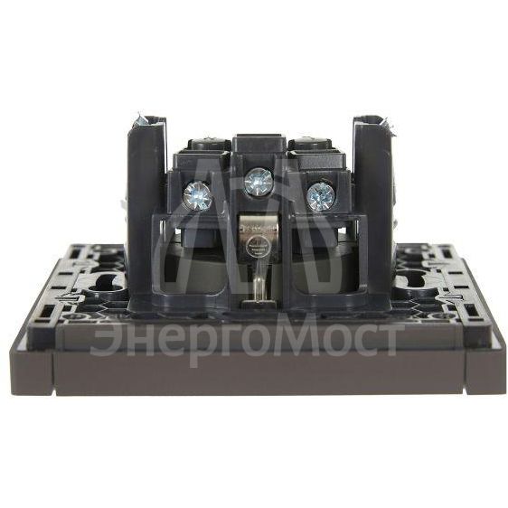 Розетка СП FORTE&amp;amp;PIANO FP315 16А с заземл. защ. шторки винт. крепл. сер. IEK FP-R14-16-K03