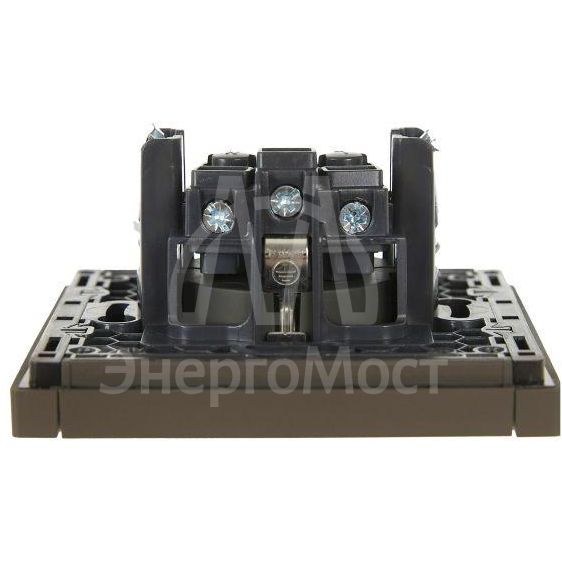 Розетка СП FORTE&amp;amp;PIANO FP315 16А с заземл. защ. шторки винт. крепл. сер. IEK FP-R14-16-K03