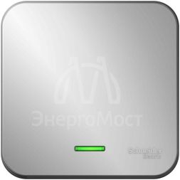 Выключатель 1-кл. ОП Blanca 10А IP20 (сх. 1) 250В с подсветкой с изолир. пластиной алюм. SchE BLNVA101113