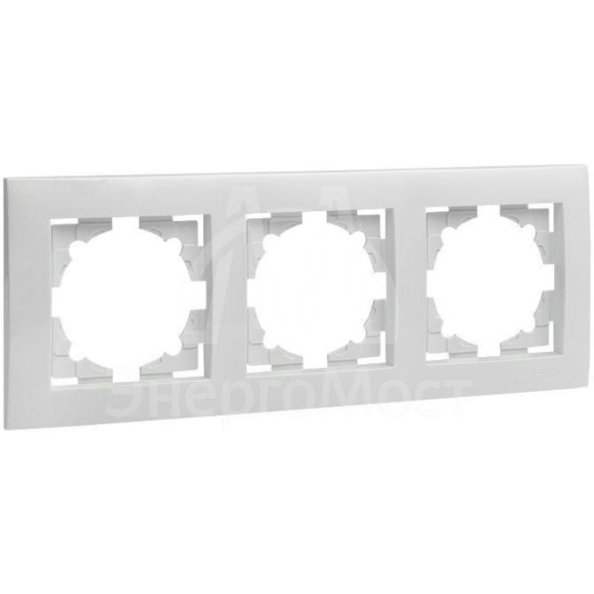 Рамка 3-м Валенсия бел. PROxima EKF EWM-G-303-10
