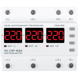 Реле напряжения RE V3F-63A