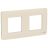 Рамка 2-м UNICA STUDIO беж. SchE NU200444