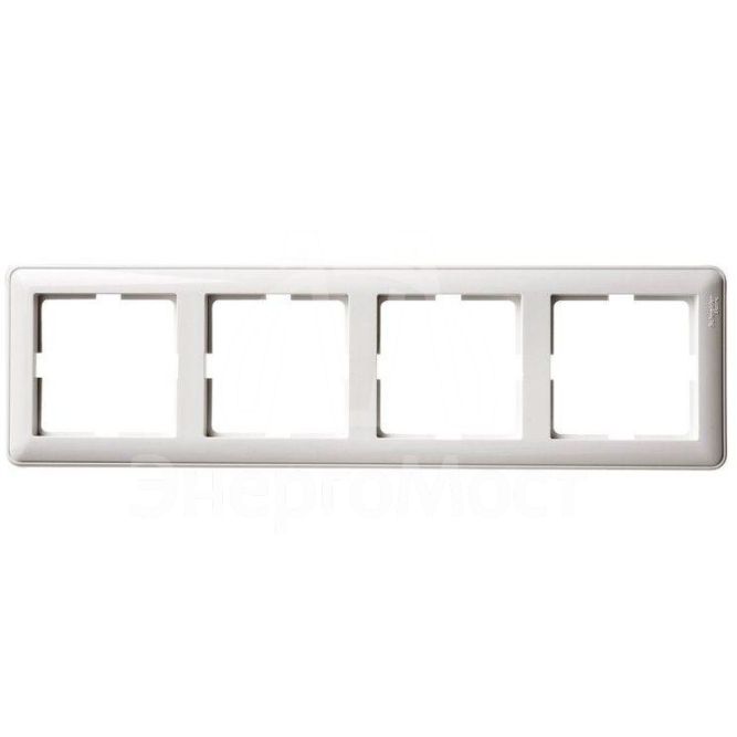 Рамка 4-м W59 бел. SchE KD-4-18 (КД-4-18)