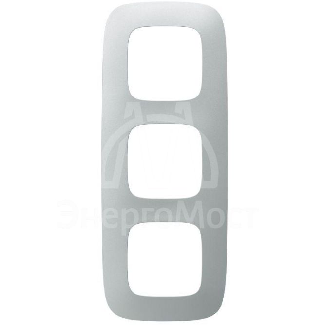 Рамка 3-м Valena Allure универсальная алюм. Leg 754393