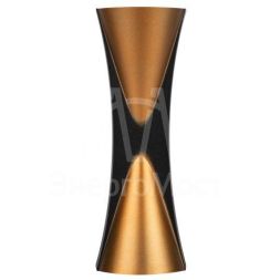 Светильник светодиодный WL43 BK+GD 6Вт 3500К для интерьера/фасадов IP54 черн./зол. Эра Б0054422