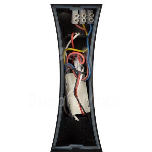 Светильник светодиодный WL43 BK+GD 6Вт 3500К для интерьера/фасадов IP54 черн./зол. Эра Б0054422