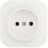 Розетка 1-м ОП Quteo 16А IP20 без заземл. бел. Leg 782210