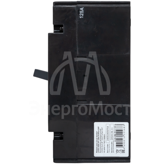 Выключатель автоматический 3п 125А 25кА LS250 ProPact EKF mccb-250-25-3-125-ls