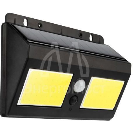 Светильник NEW AGE на солнечной батарее датчик движения; освещенности кнопка вкл/выкл герметичная фасадная LED COB Lamper 602-234