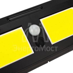 Светильник NEW AGE на солнечной батарее датчик движения; освещенности кнопка вкл/выкл герметичная фасадная LED COB Lamper 602-234