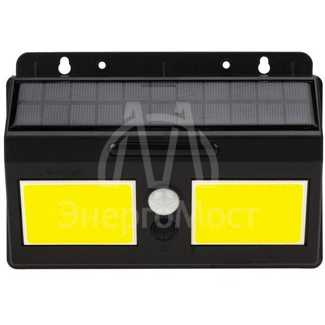 Светильник NEW AGE на солнечной батарее датчик движения; освещенности кнопка вкл/выкл герметичная фасадная LED COB Lamper 602-234