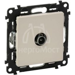 Механизм розетки TV оконечной Valena Life 1 выход 10дБ 0-862МГц с лиц. панелью сл. кость Leg 753560