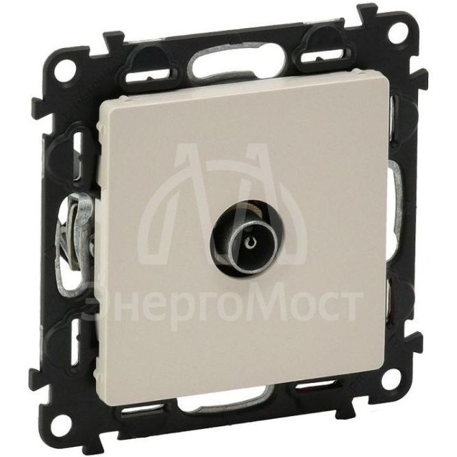 Механизм розетки TV оконечной Valena Life 1 выход 10дБ 0-862МГц с лиц. панелью сл. кость Leg 753560