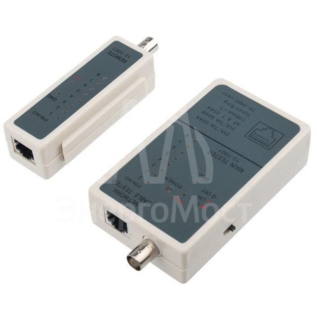 Тестер кабеля RJ45+BNC (HT-C003) (TL-5248) Rexant 12-1001