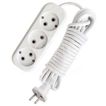 Удлинитель 3х5м без заземл. 10А IP20 Е-203 АБС-пл. ПВС 2х0.75 UNIVersal 9631965