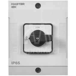 Переключатель кулачковый 16А (сх. 90) в боксе стандартная рукоятка IEK MI-CS20-016-090