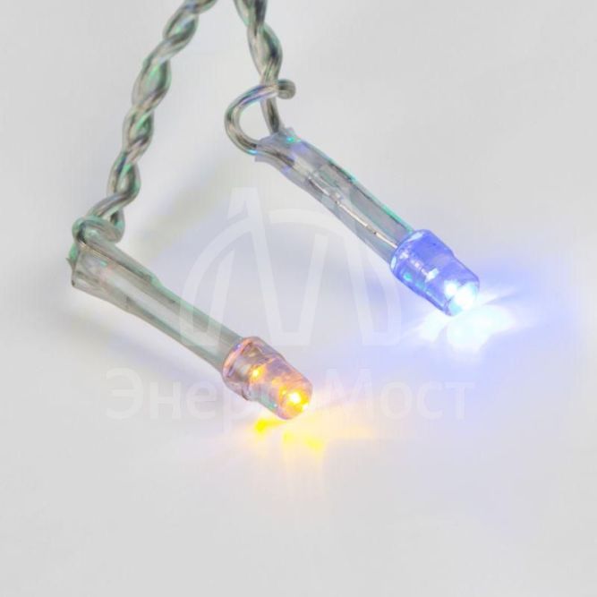 Гирлянда светодиодная &amp;quot;Твинкл Лайт&amp;quot; 20м 160LED мультиколор провод ПВХ прозр. Neon-Night 303-309