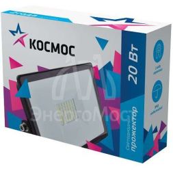 Прожектор 20Вт 1600лм 6500К IP65 Космос K_PR5_LED_20