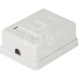 Розетка компьютерная RJ-45 кат.5e неэкран. 1-порт ЭРА Б0056900