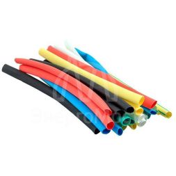 Набор трубок термоусадочных ТУТ нг тонкостен. 4/2 (7 цветов по 3шт 100мм) EKF tut-n-4
