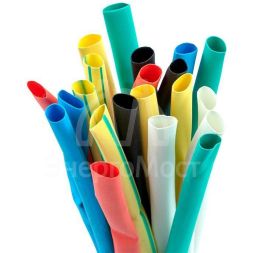 Набор трубок термоусадочных ТУТ нг тонкостен. 4/2 (7 цветов по 3шт 100мм) EKF tut-n-4