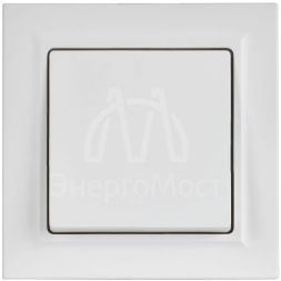 Выключатель 1-кл. СП BRITE ВСР10-1-0-БрАБ 10А в сборе арктич. бел. IEK BR-V10-0-10-K91-F