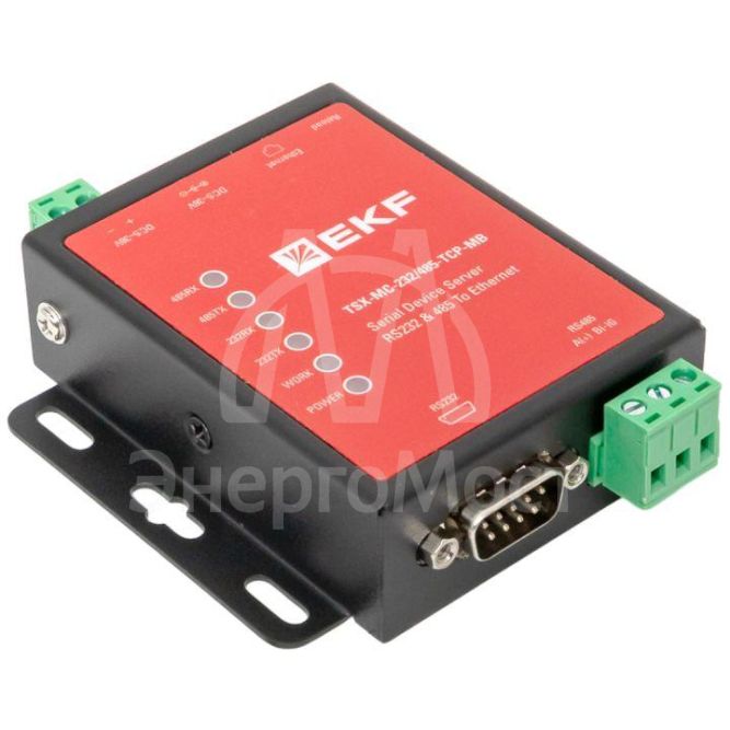 Преобразователь RS-232/485 в Ethernet Modbus TCP/RTU/ASCII TSX EKF TSX-MC-232/485-TCP-MB