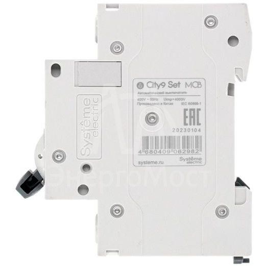 Выключатель автоматический (АВ) B 25А 2P 4.5кА 230В City9 Set SE C9F14225