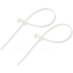 Хомут кабельный 3.6х100 нейл. бел. (уп.100шт) Rexant 07-0104