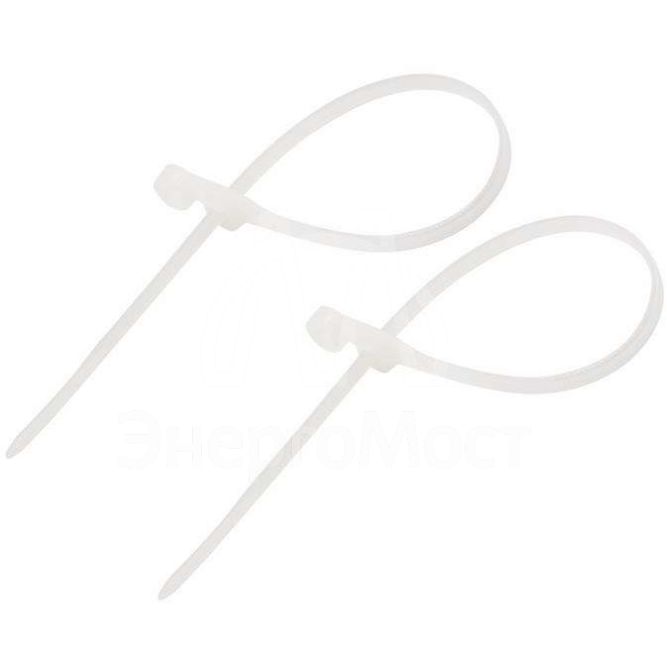 Хомут кабельный 3.6х100 нейл. бел. (уп.100шт) Rexant 07-0104