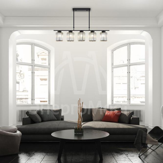 Светильник Ferrera 200Вт E27х5 IP20 подвесной Freya FR5474PL-05B