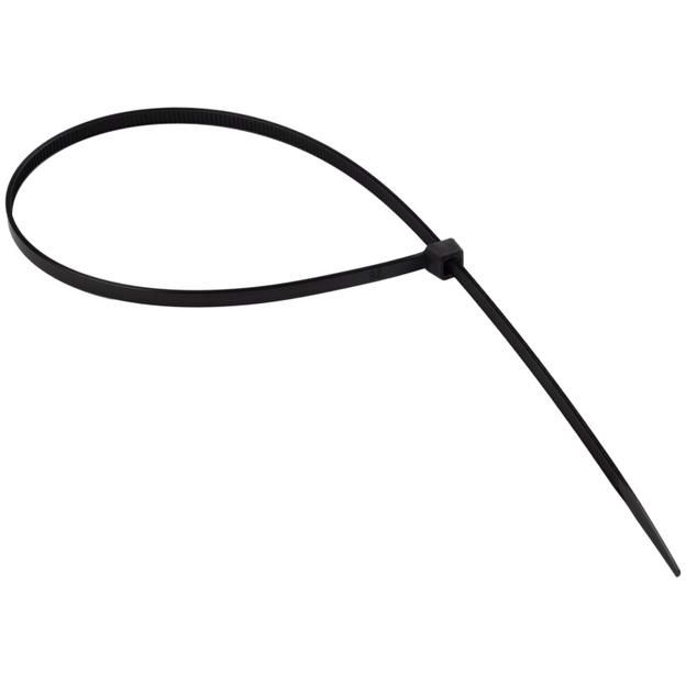 Хомут кабельный PCT 4.8х400-100BL 4.8х400 PA6.6 черн.(уп.100шт) JazzWay 5054691