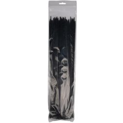 Хомут кабельный PCT 4.8х400-100BL 4.8х400 PA6.6 черн.(уп.100шт) JazzWay 5054691