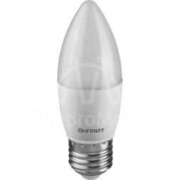 Лампа светодиодная 90 456 OLL-C37-15-230-4K-E27-FR ОНЛАЙТ 90456