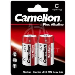 Элемент питания алкалиновый LR LR14 BL-2 (блист.2шт) Camelion 1653