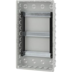 Щиток встраиваемый Фрейм (FRAME) 36мод. для полых стен с тонированной дверцей с 4 шинами PEN (2шт на 8 отверст. и 2шт на 10 отверст.) бел. DKC F36B3WD