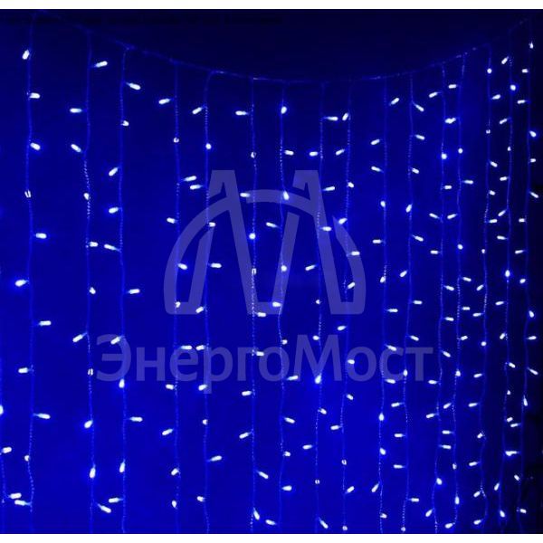 Гирлянда &amp;quot;Занавес&amp;quot; 300х220см LDCL528C-B 528 LED IP20 32.8Вт 220В син. SHLights 4690601043634